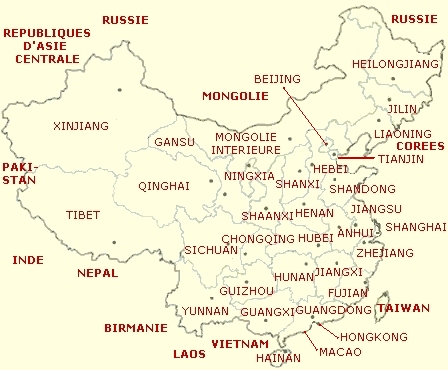 Provinces de Chine